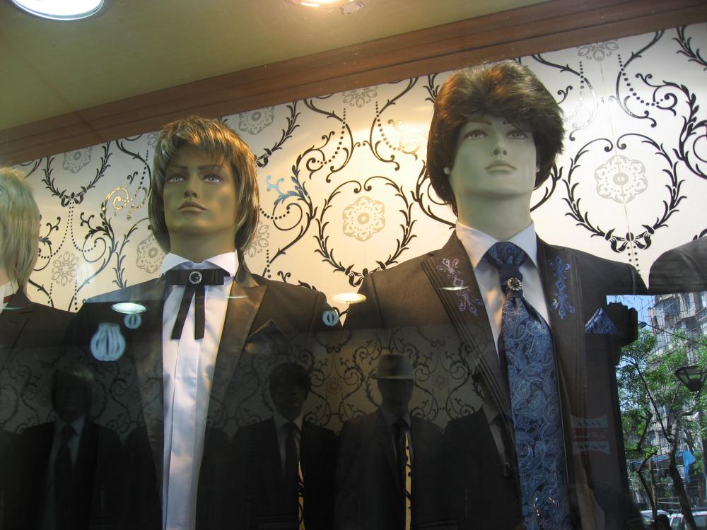 Maniquíes hombres Irán